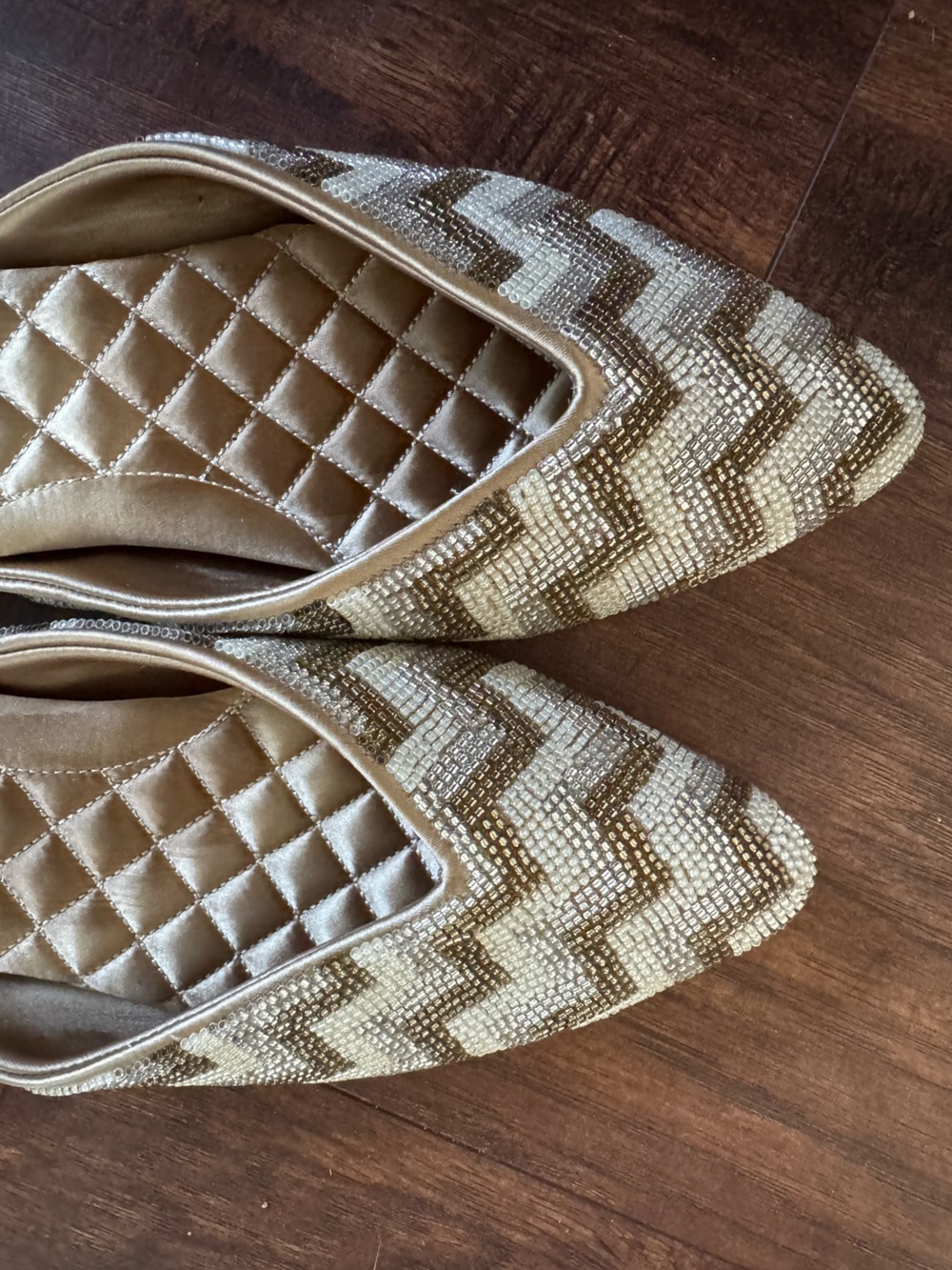 NWOT Birdies Beaded Swan Mules - Picture 7 of 7
